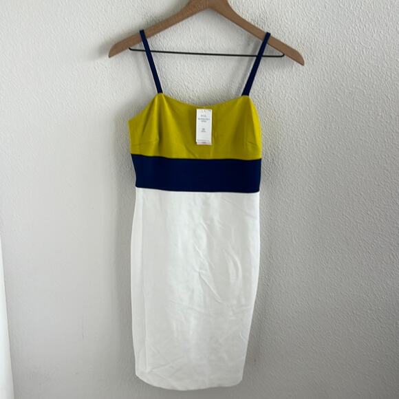 NWT Banana Republic Colorblock Dress Preppy Contemporary 2P - Picture 1 of 7
